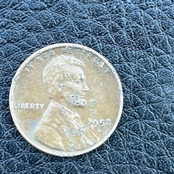 1952 One Cent Penny 