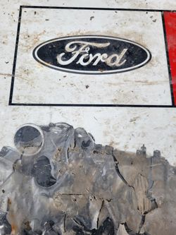 Old Tin Ford Moto Craft Sign 