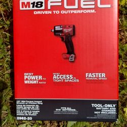New 2962-20 1/2" Impact Wrench Tool Only