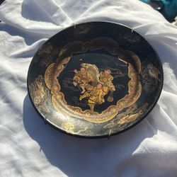 Japanese Mache-papier dish