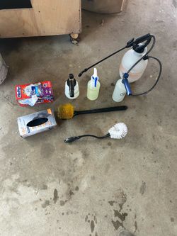 Trash can cleaning starting kit