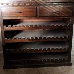 Handmade Custom Wine Cabinet 