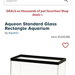 5 Gallon Fish Tank With Filter, Heater, Light 