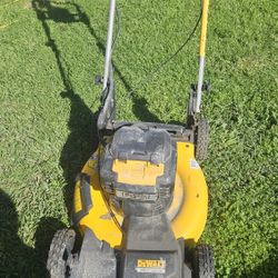 Dewalt Self Propelled Lawnmower No Bag No Battery