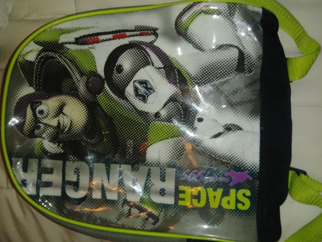Small backpack with mega block legos 10$