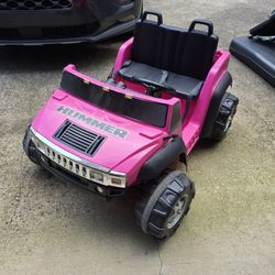 Used Little Girls 2 Seater Hummer Power Wheel