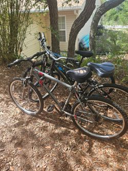 3 mountain bikes 100.00 or 40.00 each