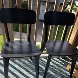 Two chairs ,color black