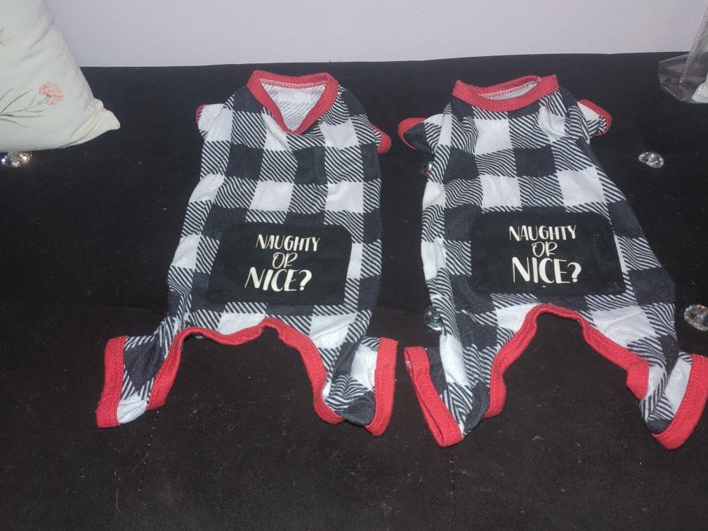 Dog Jammies (2)     $3 each