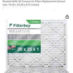 Filter 20x25x1 Air Filter 