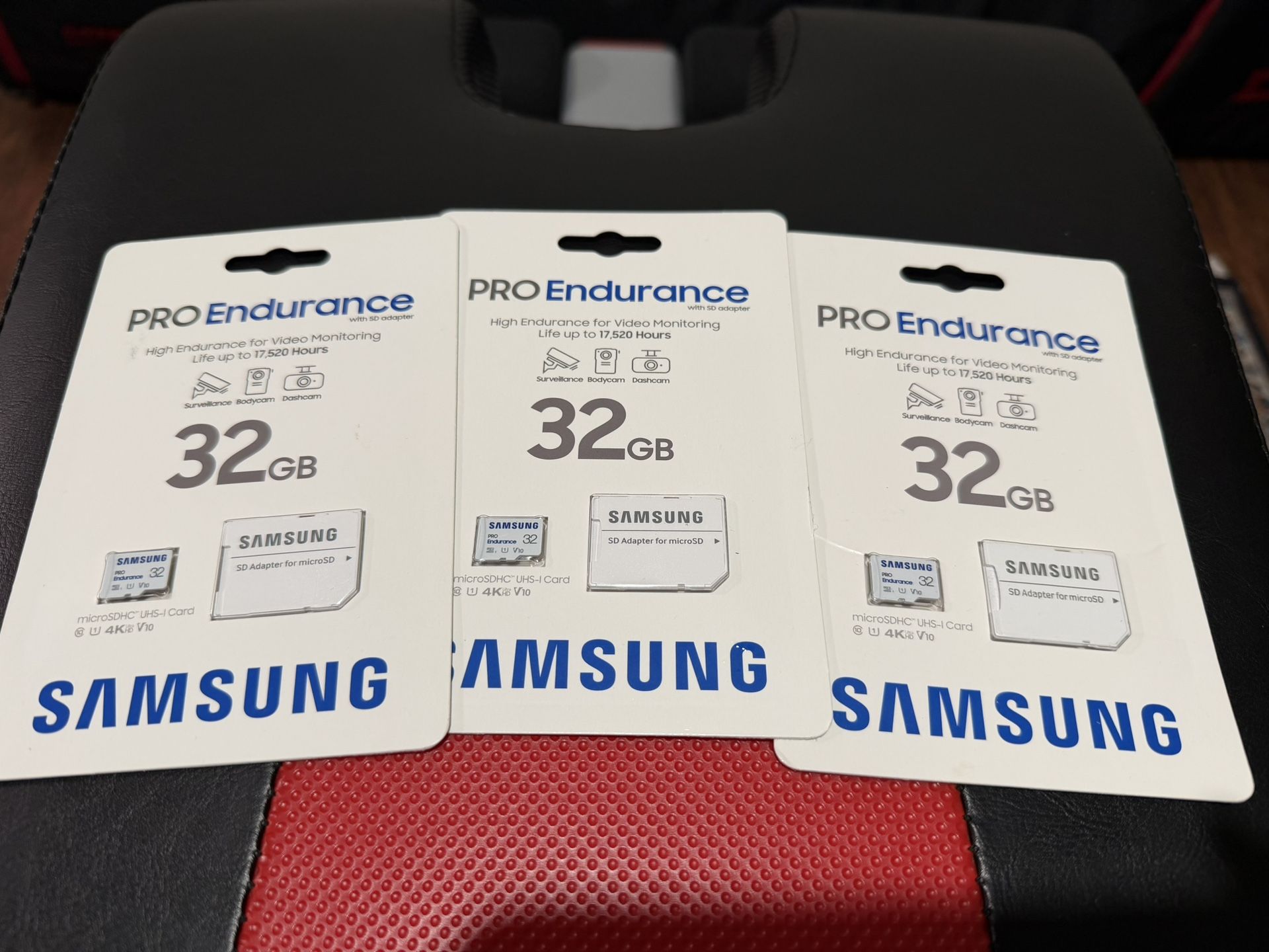 Samsung PRO Endurance 32GB MicroSDXC Memory Cards