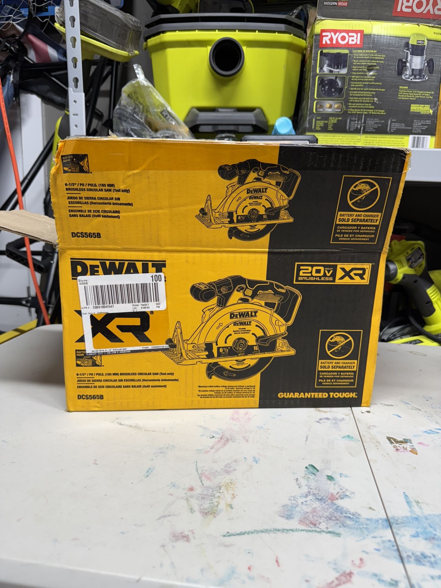 Dewalt 20V MAX Cordless Brushless 6-1/2 in. Sidewinder Style Circular Saw (Tool Only)