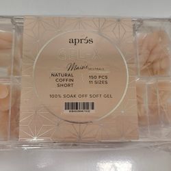 Apres - Natural Coffin Short - 150 pcs