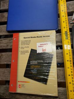 13th edition of International Business: The Challenge of Global Competition by Ball, Geringer, Minor, and McNett.
it's like new, still in plastic wra