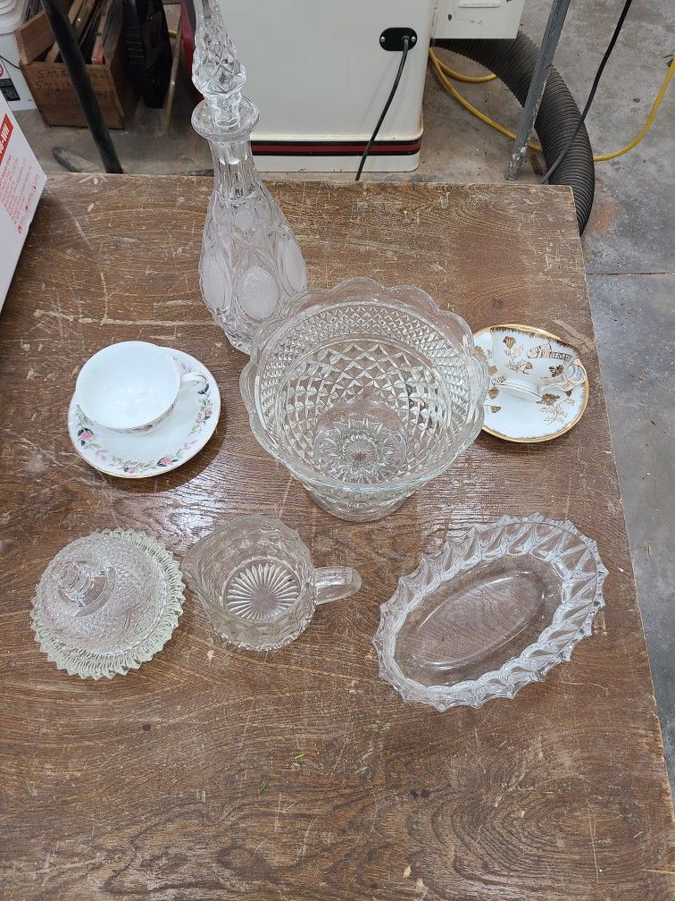 Antique Misc Glassware