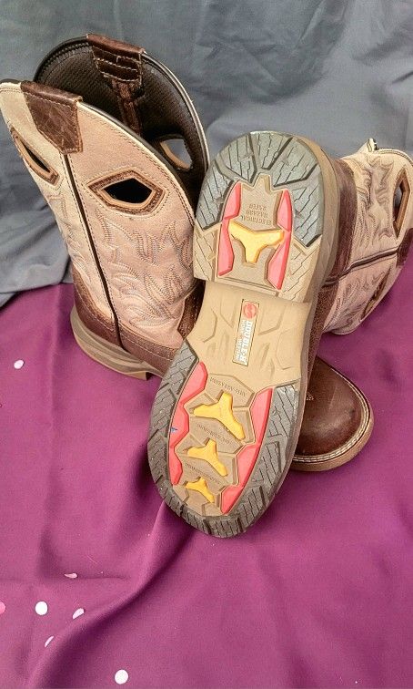 Mens Double H (Work* Western) Boots Sz 10.5 D  & Accessories