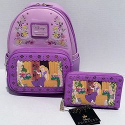 Loungefly, Bags, Loungefly Disney Princess Tangled Rapunzel Mini Backpack