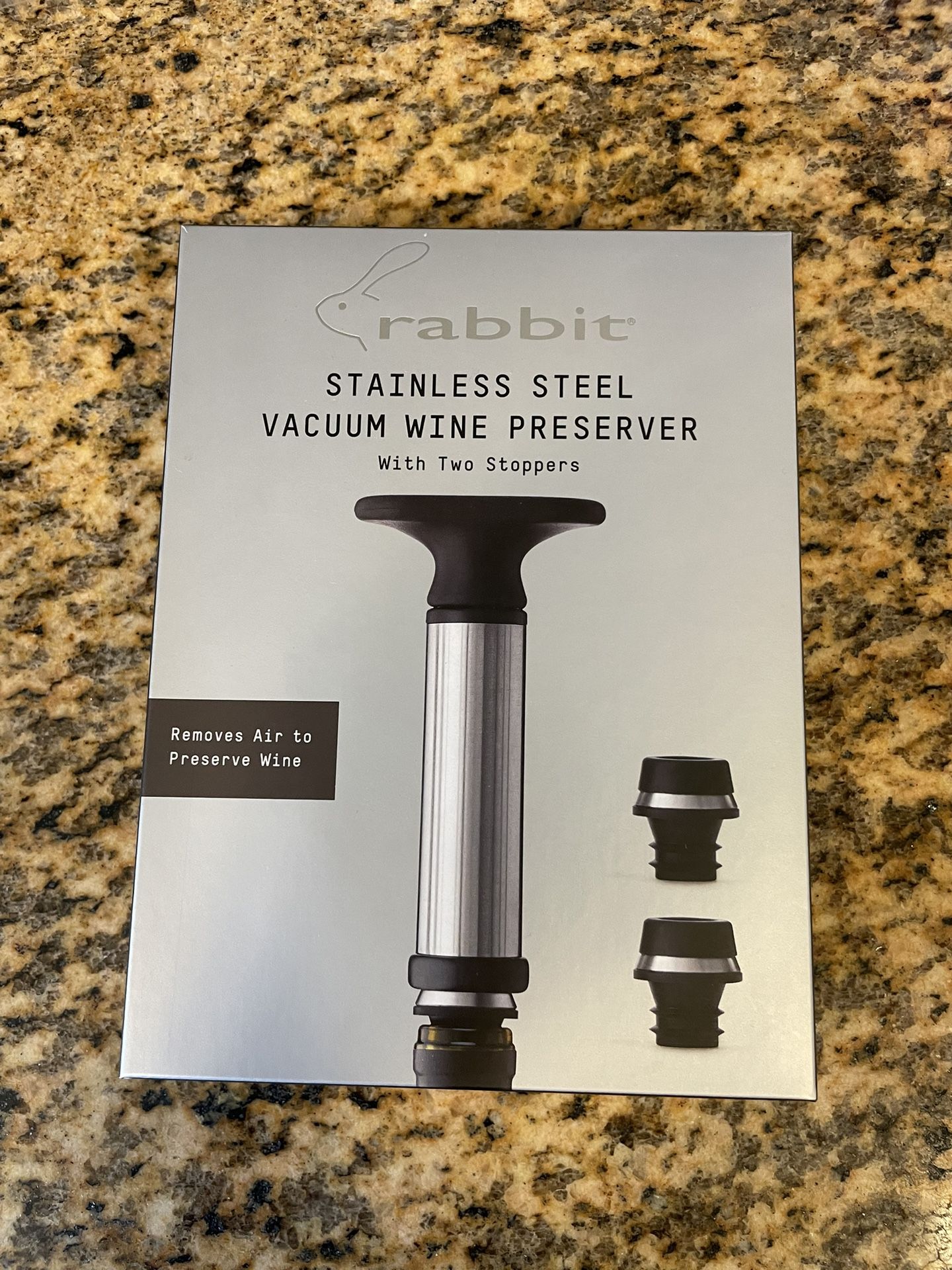 Brand New Stainless Steel Vacuum Wine Preserver