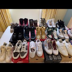 Nike , Jordans , Yeezys Various Size And Colors  And Price Send Message 