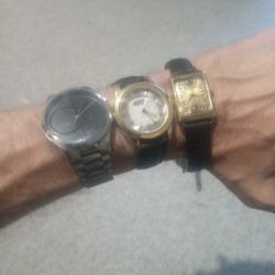 Designer CK One and Matching his/hers GUESS Watches