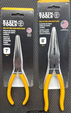 Klein Tools Side-Cutting Long-Nose Pliers Set