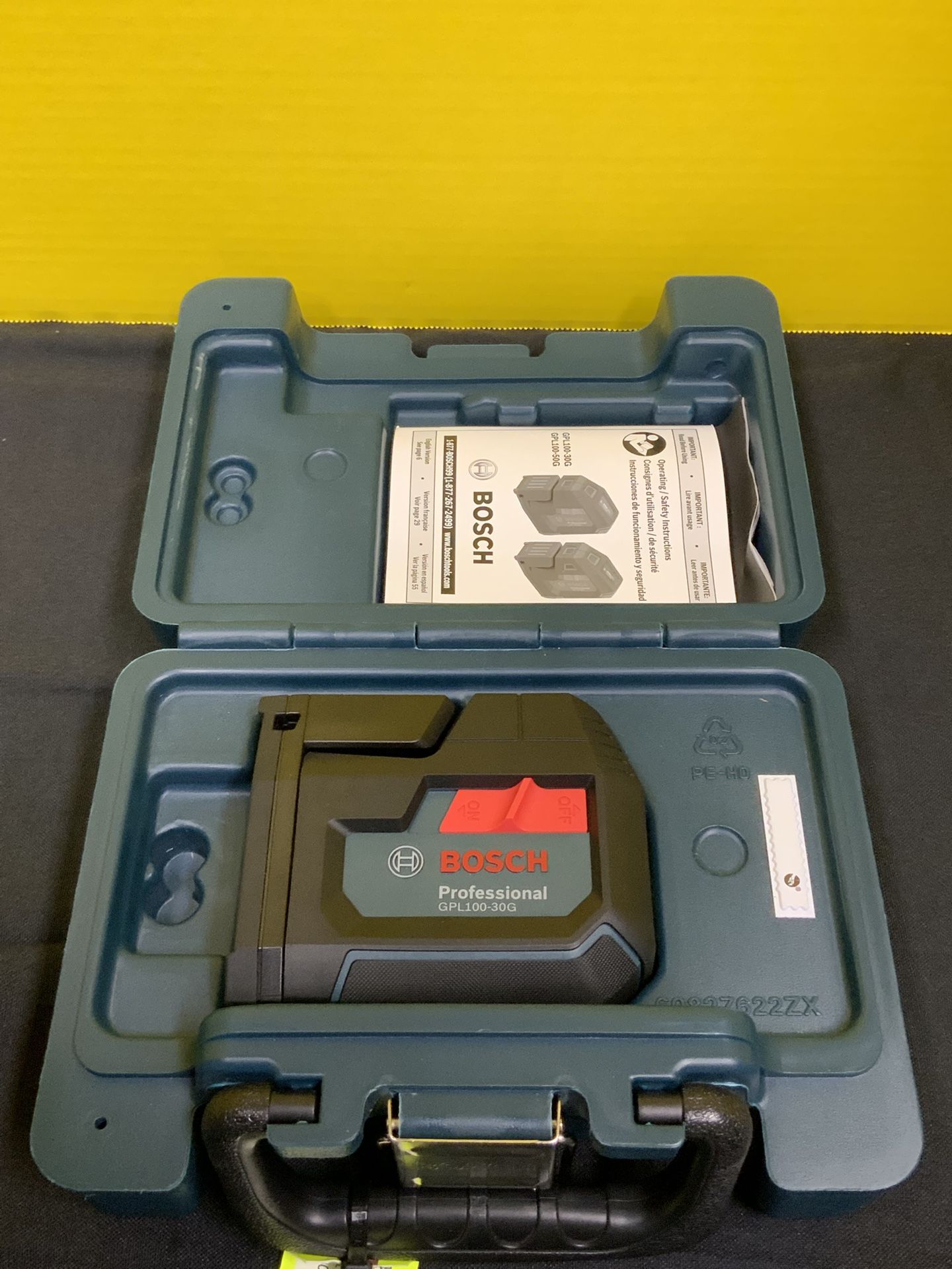 Bosch GPL100-30G 3-Point Self-Leveling Laser with OG Case