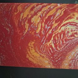 Acrylic Fluid Art Painting