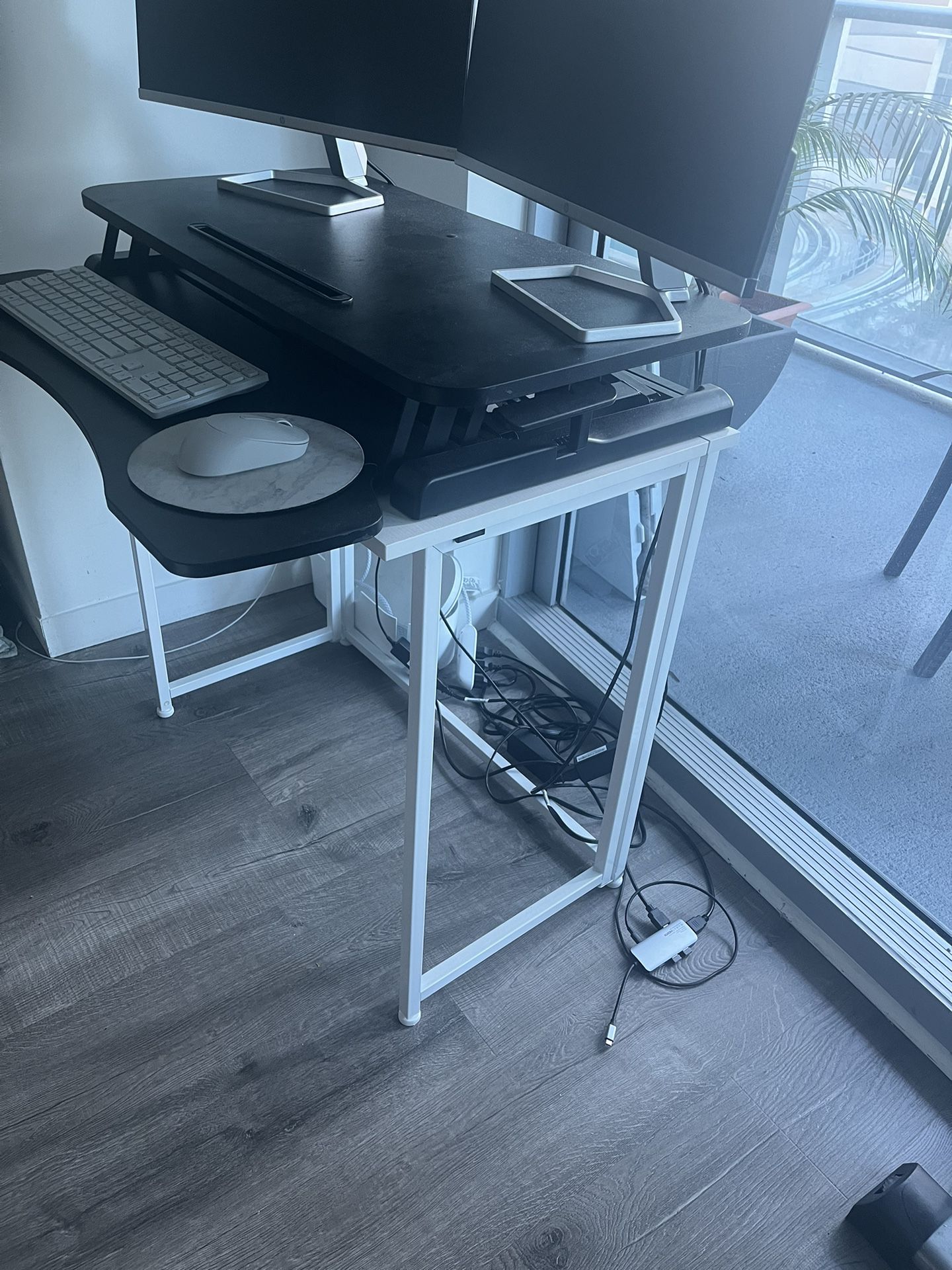 White Collapsible Desk