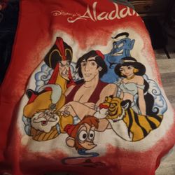 Vintage Disney Fleece Aladdin Blanket