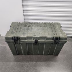 Hardigg TL500i Foot Locker Trunk Large Military Storage Case OD Green 36x18x20