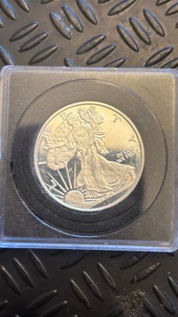[2ct] ½ OZ .999 Fine & Pure Silver Rounds (1 OZT Total) (Grade-able Coins!!!)
