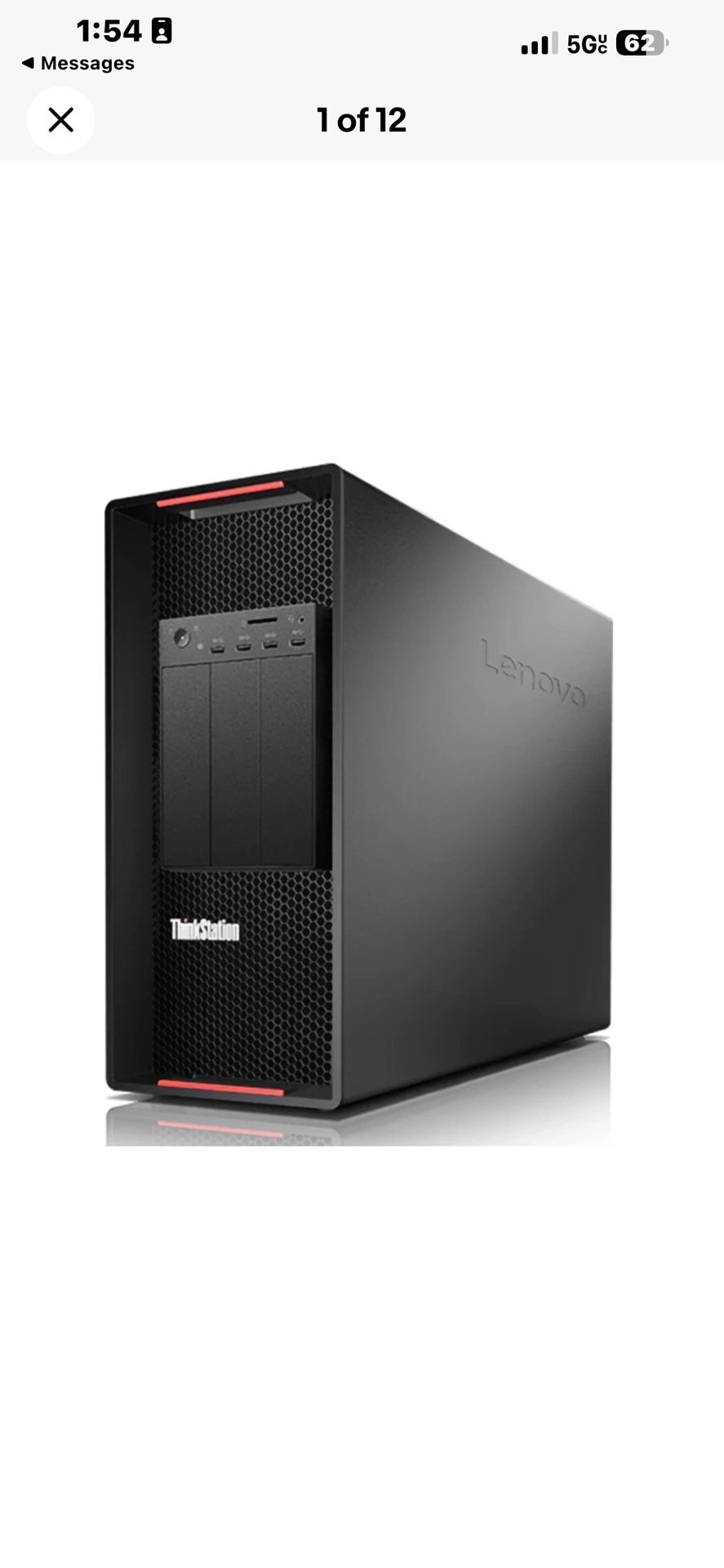 Lenovo ThinkStation P920 8 Core Workstation Silver, 32 GB Ram, 250 GB SSD