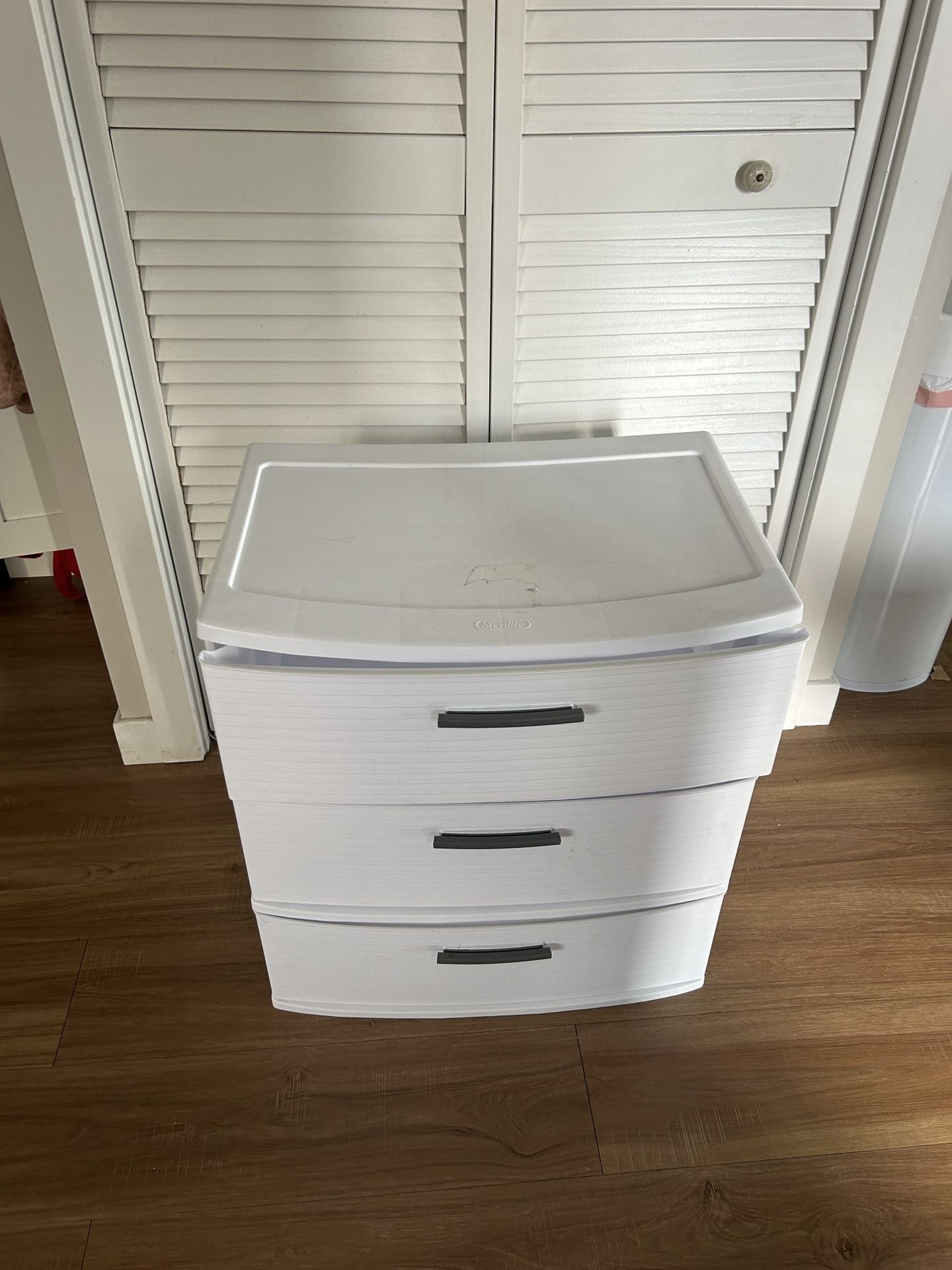 3 Drawer Wide Tower White - Brightroom Storage Container
