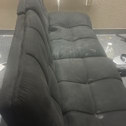 Mainstays Memory Foam Futon – 72in x 34in x 32in – Black