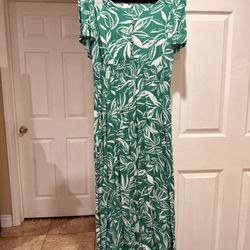 Women’s Green Hawaiian Dress 