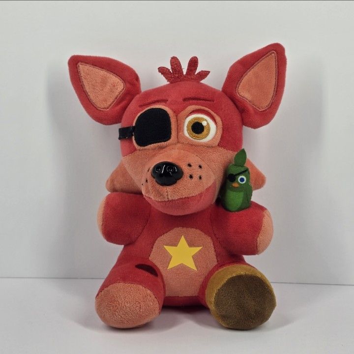 Funko Five Nights At Freddy's Rockstar Foxy Plush 8" Stuffed Animal Fox Parrot