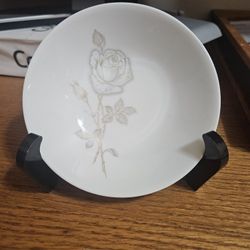 Classic Rose Pattern Rosenthal Set Of 12 Dessert Bowl Vintage Mint