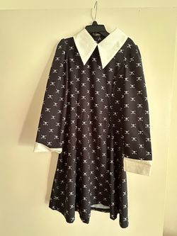 Wednesday Addams Family Dress Costume Size 7-8 years old Halloween