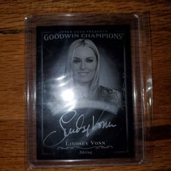 Upper Deck Olympian Lindsey Vonn Auto Card