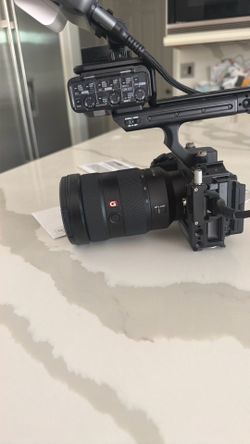 Sony cinema line  FX30 super 35 camera grey with Sony - G Master FE 24-70 mm F2.8 GM Full-Frame Standard Zoom Lens E-Mount - Black a