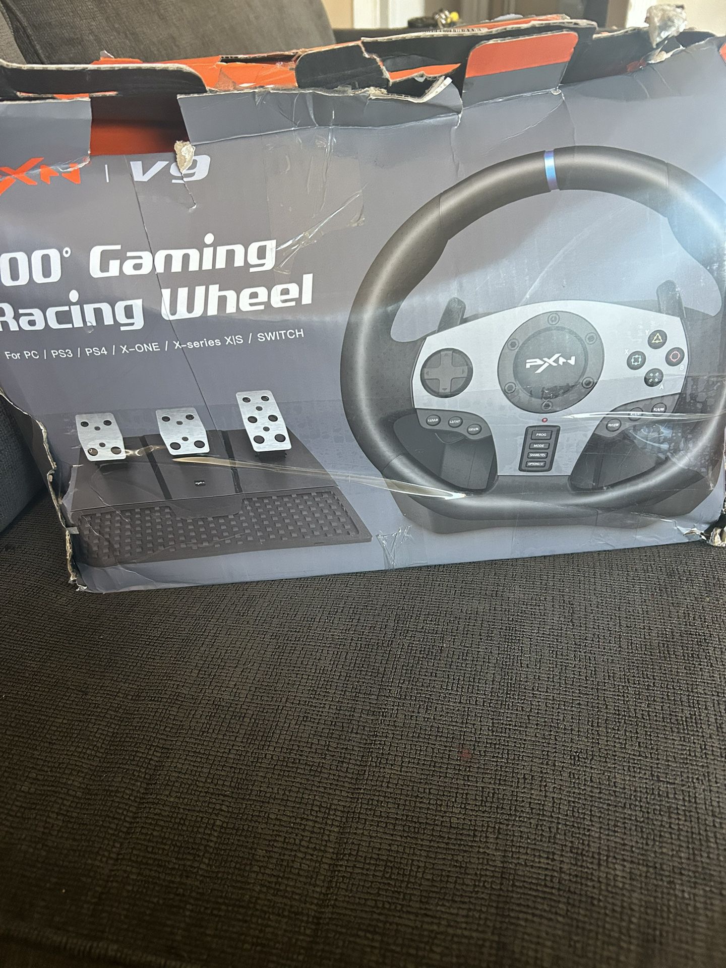 900° Gaming Racing Wheel