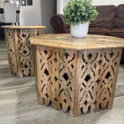 Coffee Table And Side Table 
