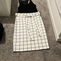 Black And White cutie Demure Set