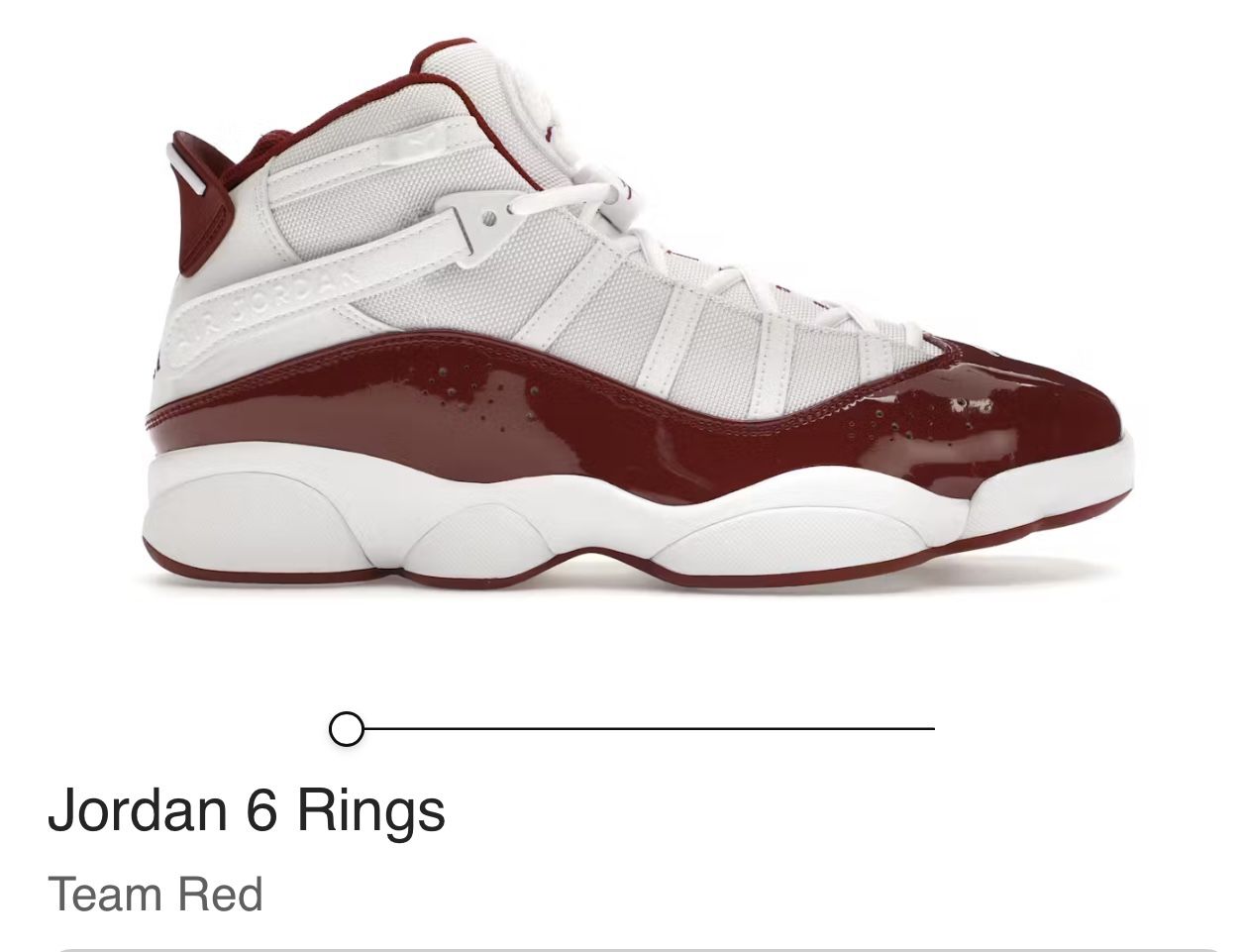 Jordan 6 Rings Team Red Brand New In Box