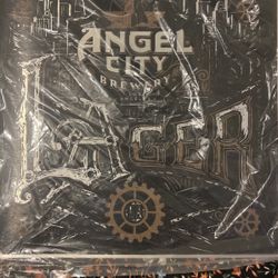 Rare Angel City Brewery LAger Tin Sign