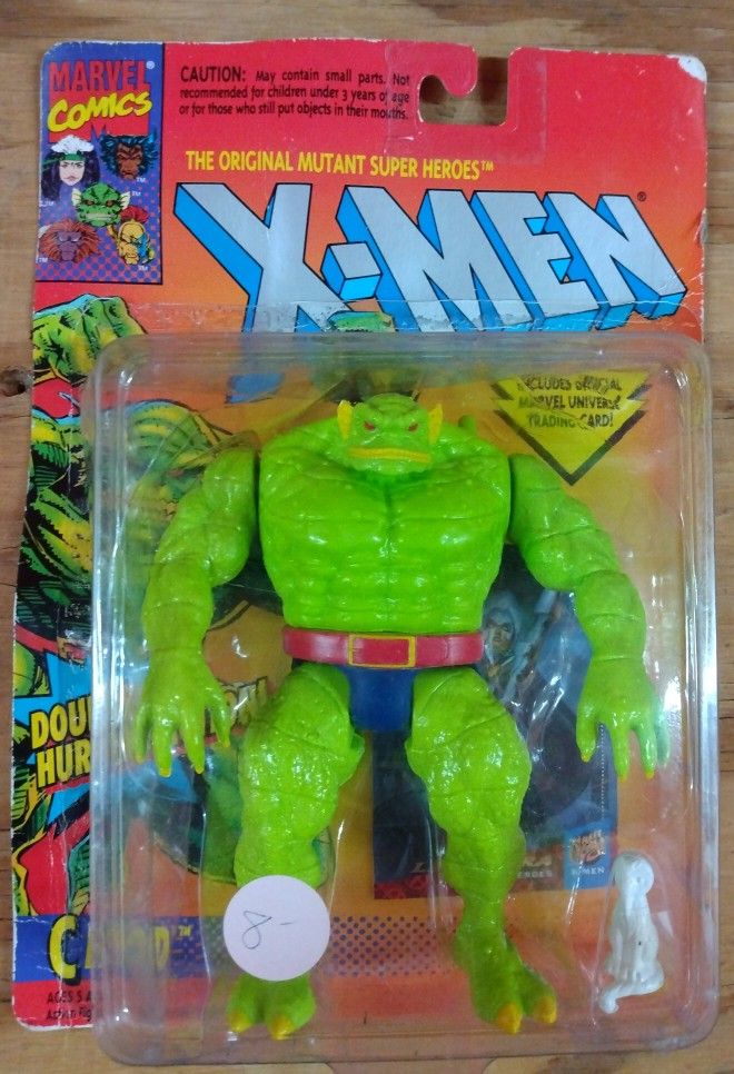 Vintage Marvel Comics CH'OD X-Men Green Monster Toy Biz Action Figure