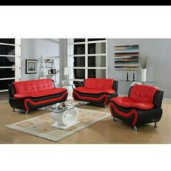 New 3pc Sofa Set 