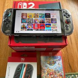 Nintendo Switch 2 Console with Mario Kart World Game Bundle