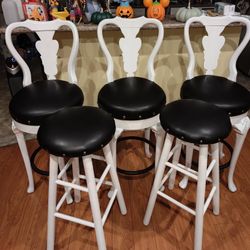 5 Bar Stools Chairs Barstools 29"
