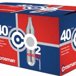 5 boxes (200) Crosman 12 Gram CO2 (40 Cartridges each)